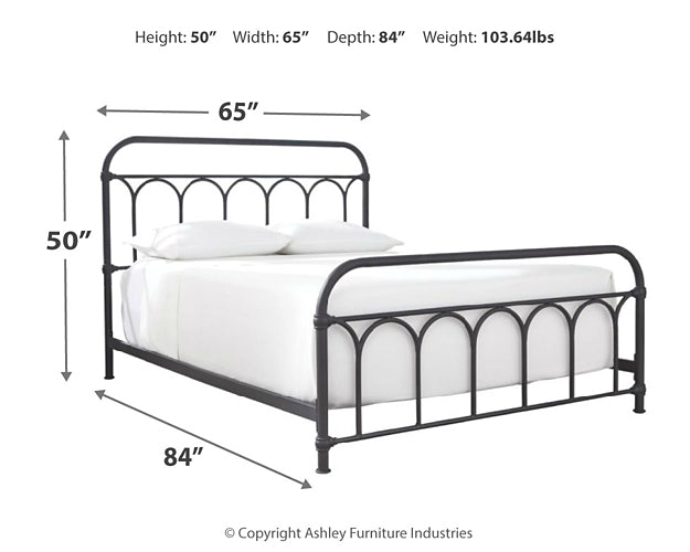 Ashley Express - Nashburg  Metal Hdbd/Ftbd/Rails