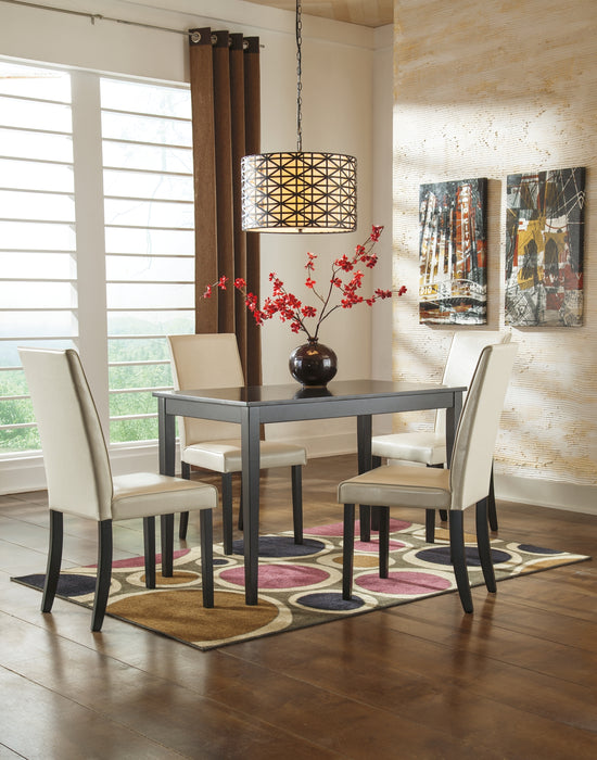 Ashley Express - Kimonte Dining Table and 4 Chairs