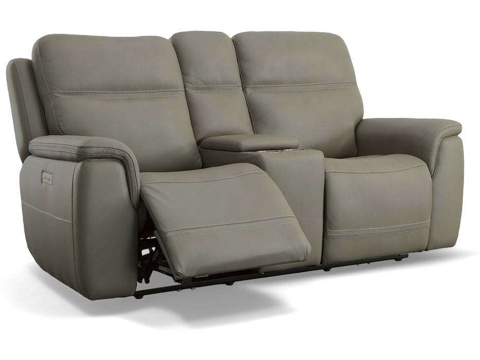 Sawyer Power Reclining Loveseat with Console and Power Headrests and Lumbar