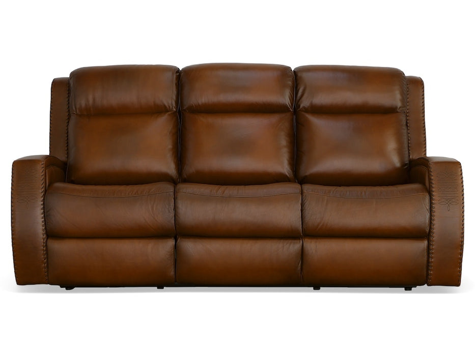 Mustang Power Reclining Sofa with Power Headrests