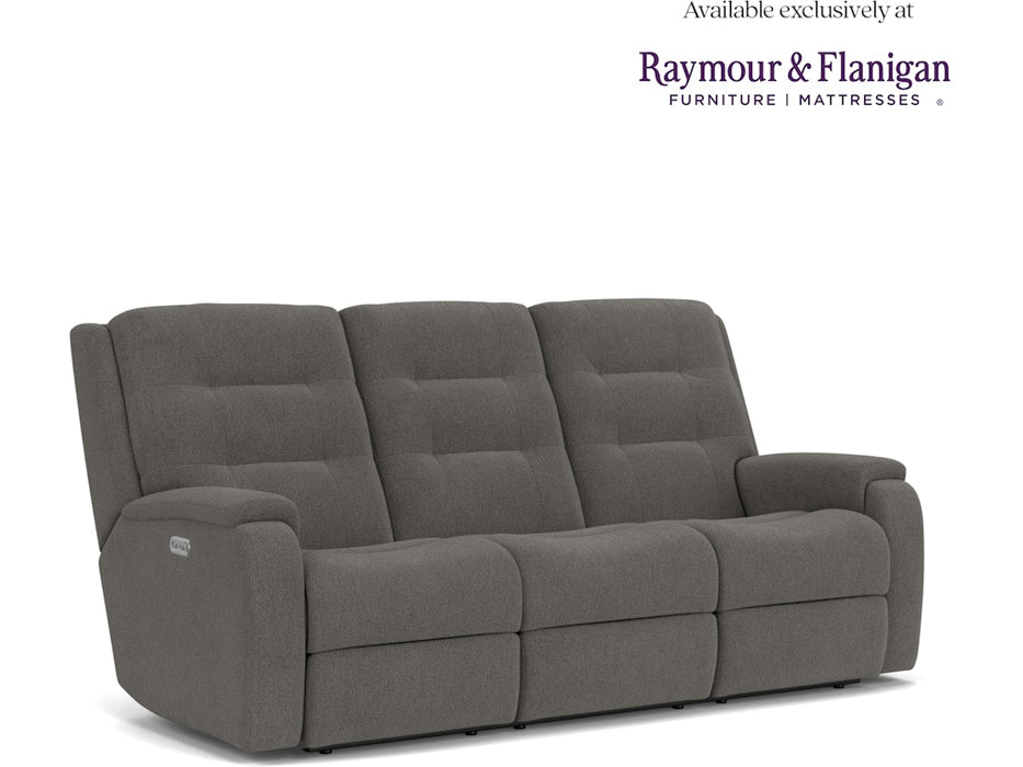 Halenbeck Power Reclining Sofa with Power Headrests & Lumbar