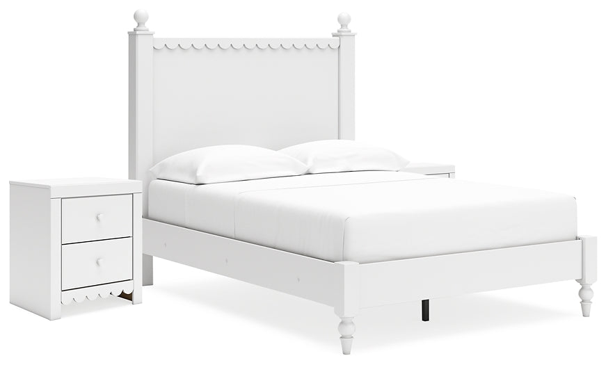 Ashley Express - Mollviney Full Panel Bed with 2 Nightstands