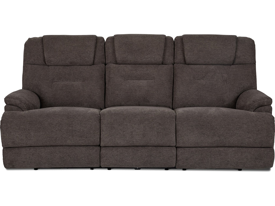 Zofa Power Reclining Sofa with Cnsl and Power Headrests/Lumbar/Heat/Mass