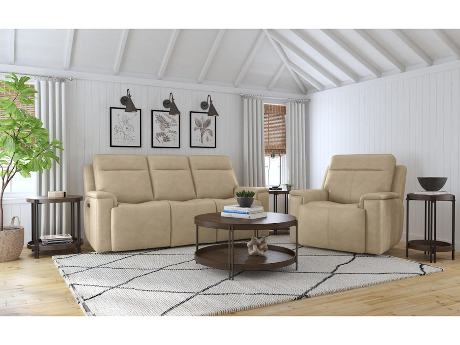 Odell Power Reclining Sofa with Power Headrests and Lumbar