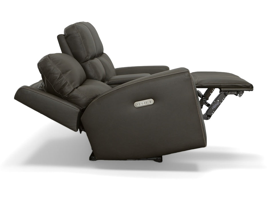 Jarvis Power Reclining Loveseat with Console and Power Headrests