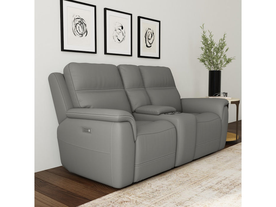 Sawyer Power Reclining Loveseat with Console and Power Headrests and Lumbar