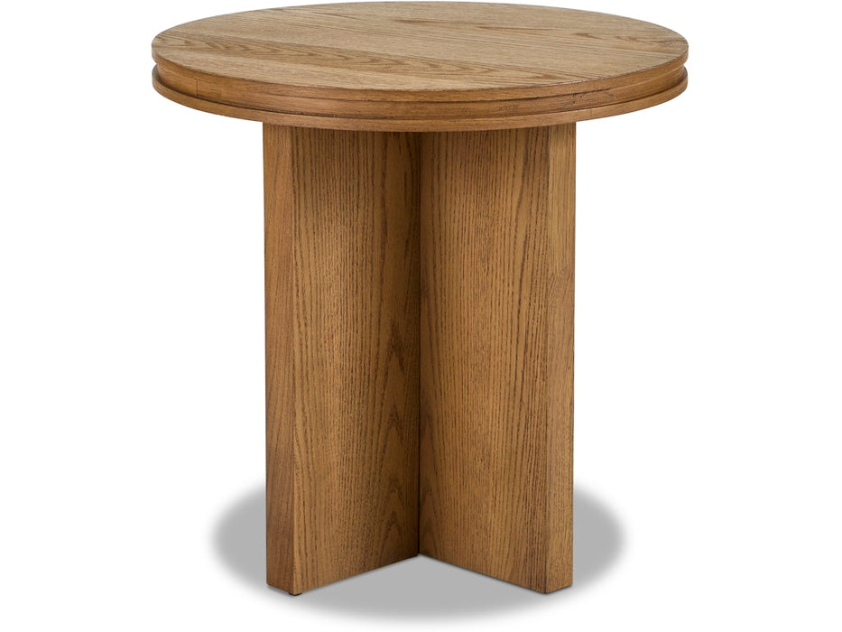 Waterfall Round End Table