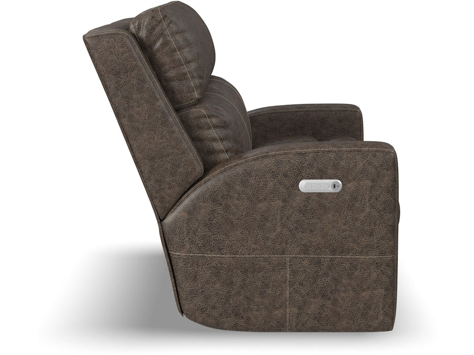 Score Power Reclining Loveseat with Power Headrests and Lumbar