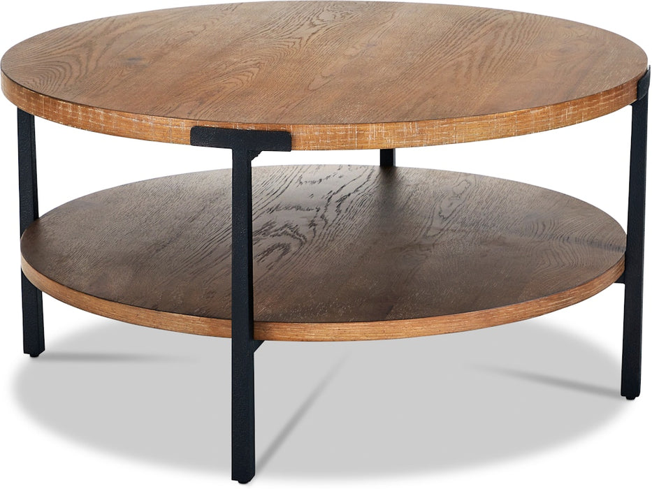 Millwork Round Coffee Table