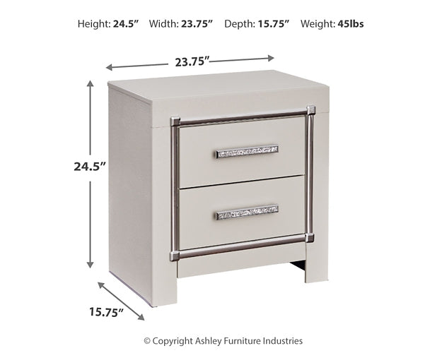 Ashley Express - Zyniden Two Drawer Night Stand