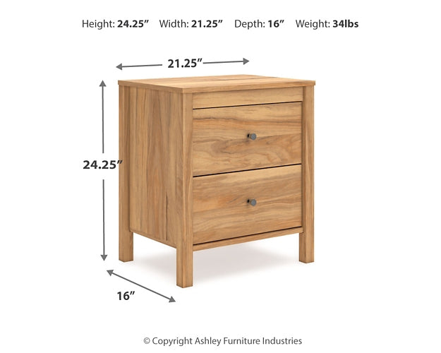 Ashley Express - Bermacy Full Panel Headboard with 2 Nightstands