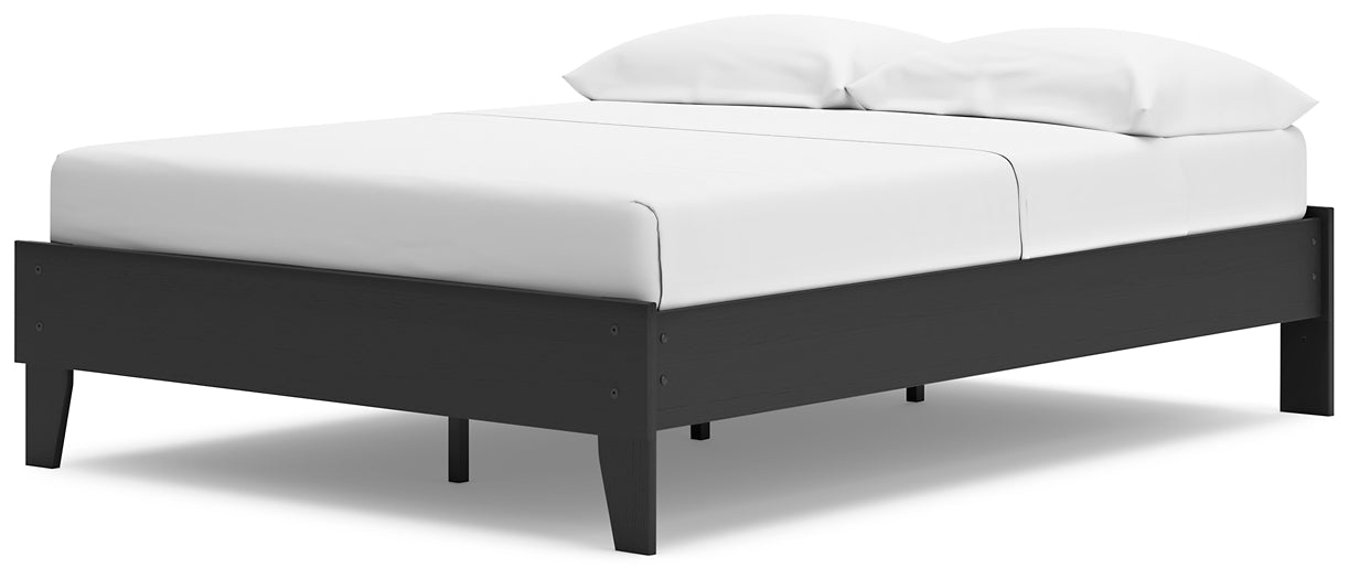 Ashley Express - Socalle Full Platform Bed with Dresser, Chest and 2 Nightstands