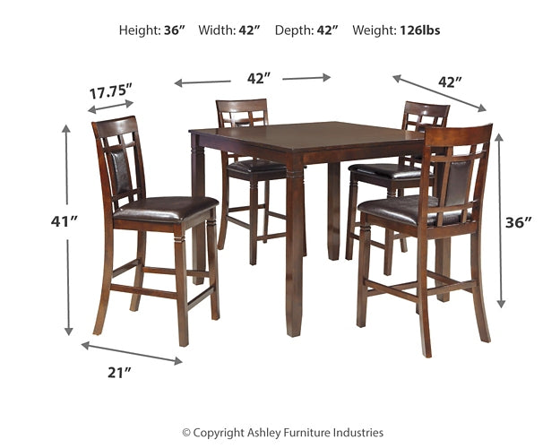 Ashley Express - Bennox DRM Counter Table Set (5/CN)