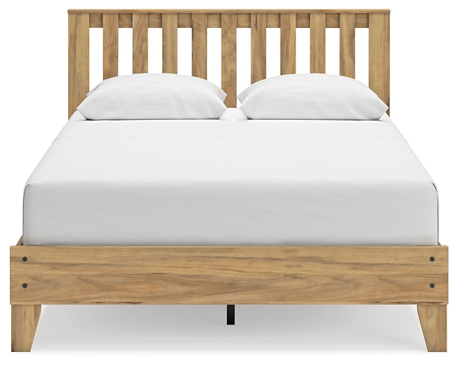 Ashley Express - Bermacy Queen Platform Panel Bed with Dresser