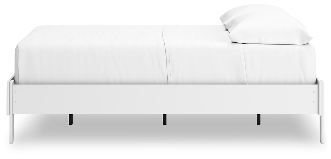 Ashley Express - Hallityn Full Platform Bed with Dresser