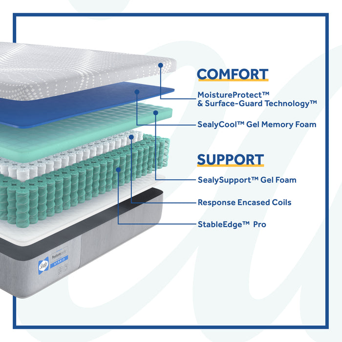 Posturepedic® Medina Firm Hybrid