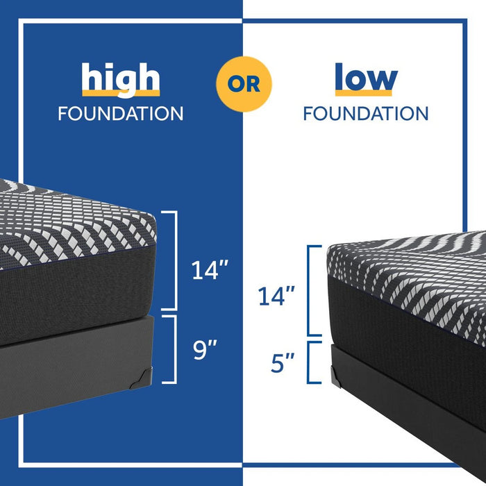 Posturepedic® Plus High Point Hybrid Soft Split King Mattress