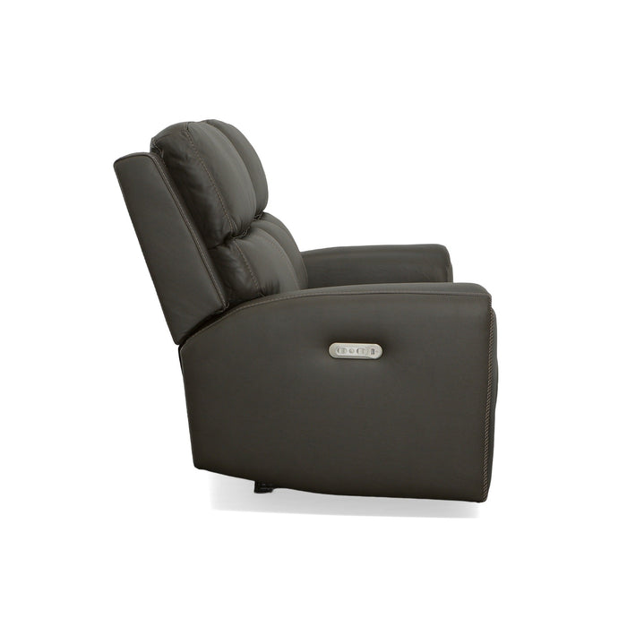 Jarvis Mica Leather Power Reclining Loveseat with Power Headrests