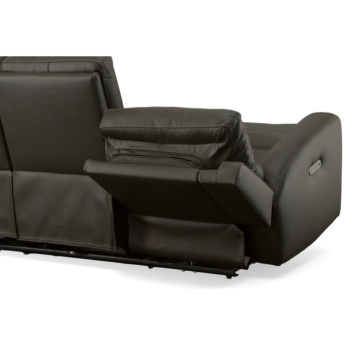 Jarvis Mica Leather Power Reclining Sofa with Power Headrests