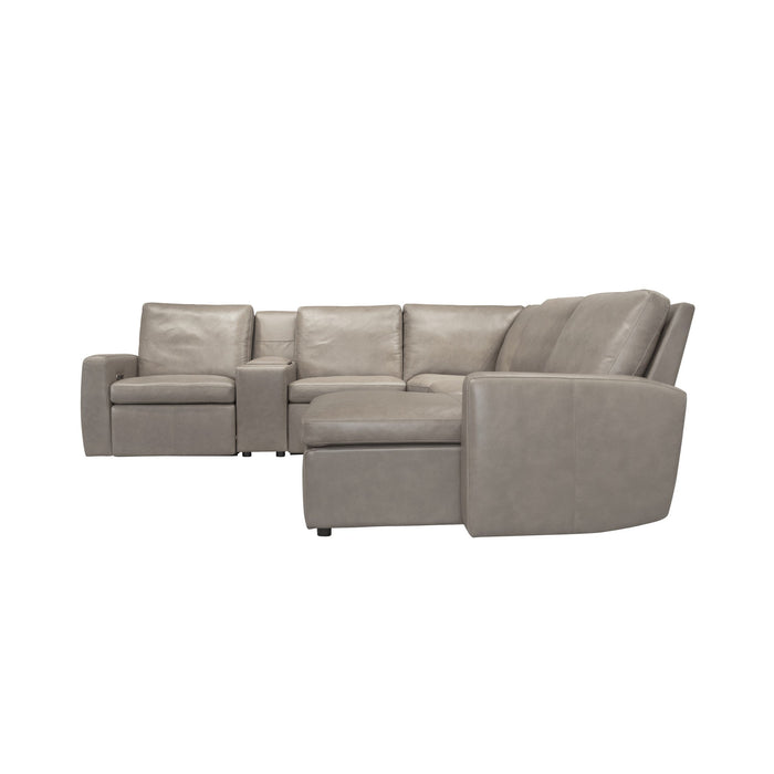 Aria Leather Power Reclining Sectional