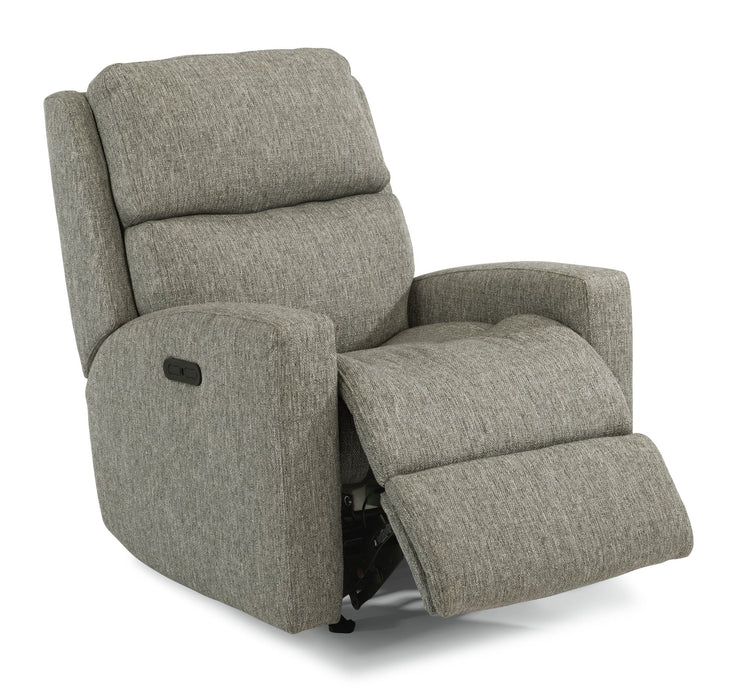 Catalina Fabric Power Rocking Recliner with Power Headrest