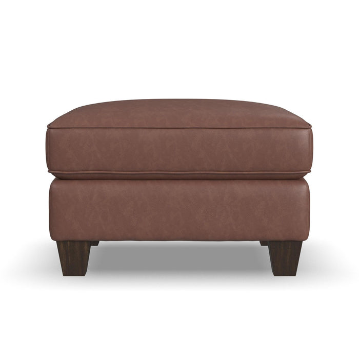 Dempsey Leather Ottoman