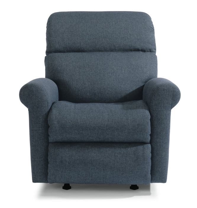 Davis Fabric Power Rocking Recliner with Power Headrest