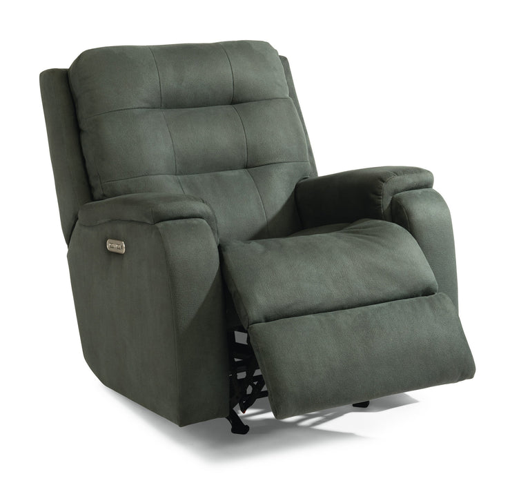 Arlo Fabric Power Recliner with Power Headrest