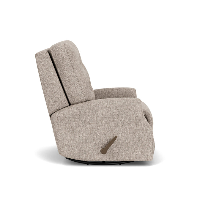 Devon Fabric Swivel Gliding Recliner