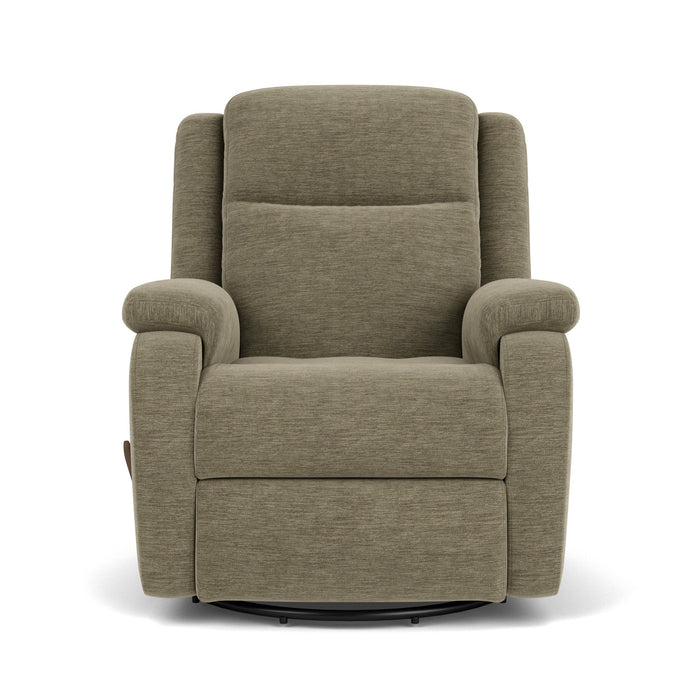 Magnus Fabric Swivel Gliding Recliner