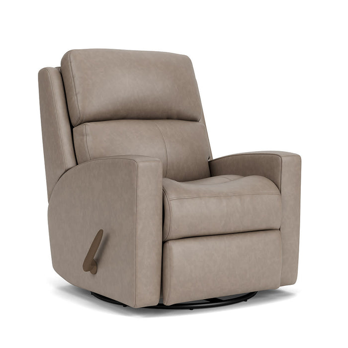 Catalina Leather Swivel Gliding Recliner