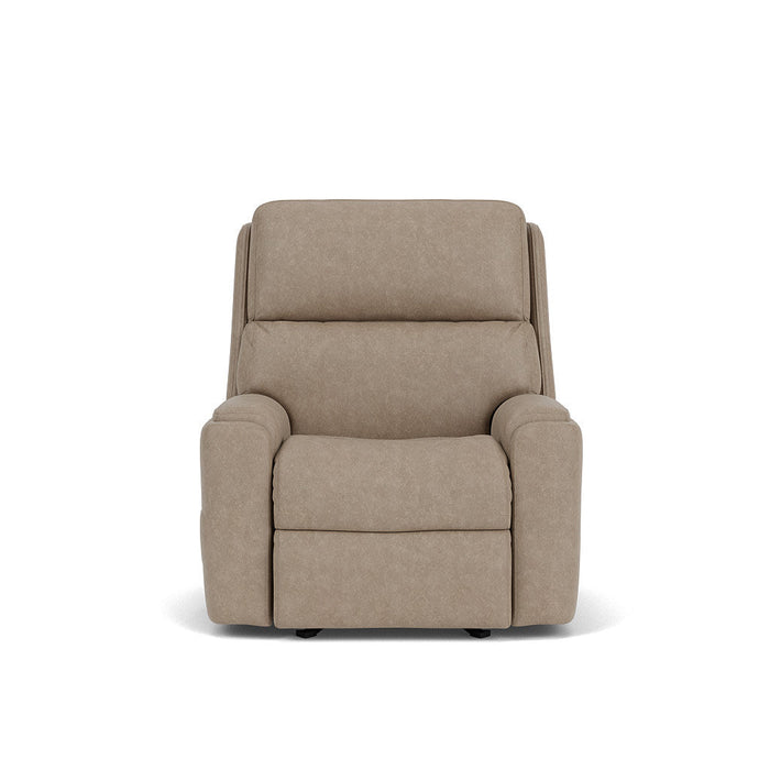 Rio Fabric Power Rocking Recliner with Power Headrest