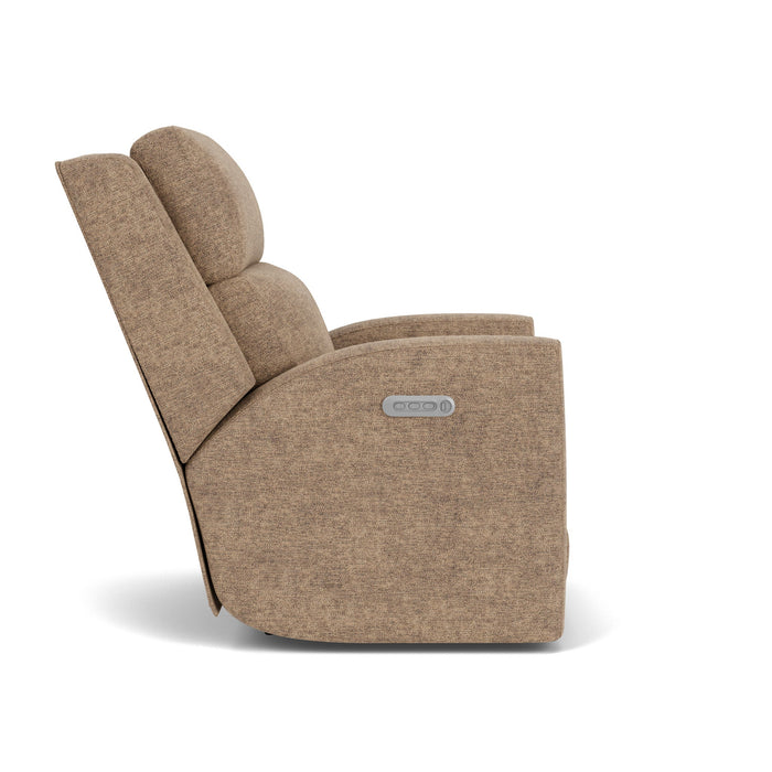 Score Fabric Power Recliner with Power Headrest & Lumbar