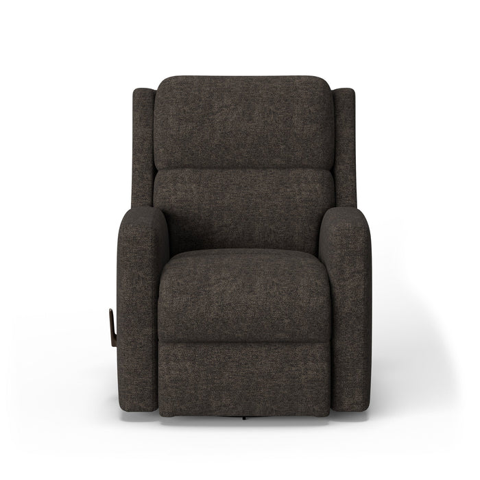 Chip Fabric Swivel Gliding Recliner