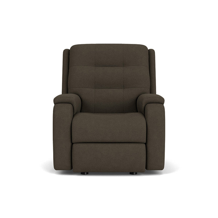 Arlo Fabric Power Rocking Recliner with Power Headrest