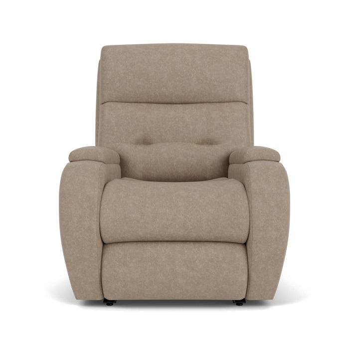 Strait Fabric Power Recliner with Power Headrest