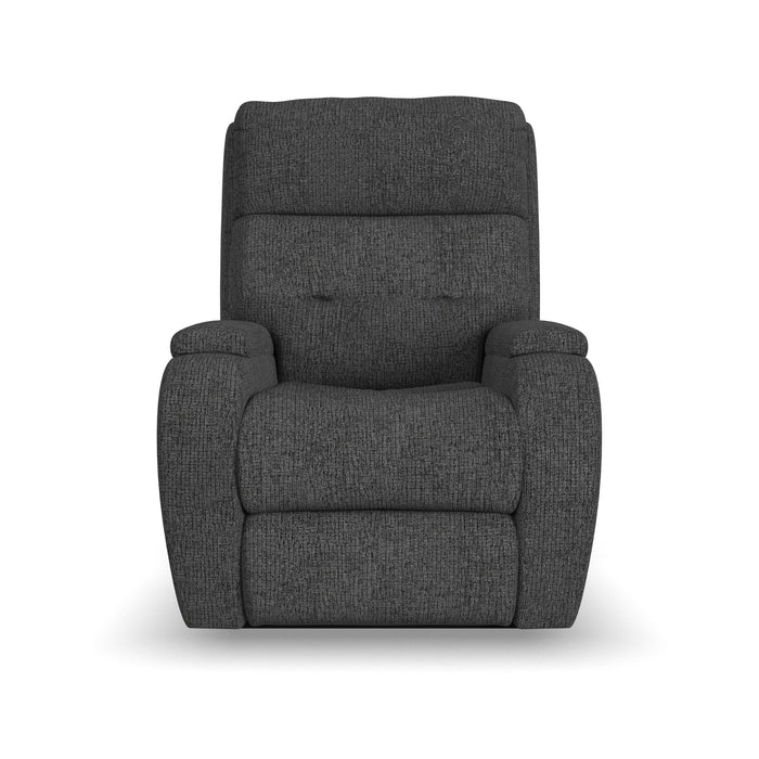 Strait Fabric Power Recliner with Power Headrest