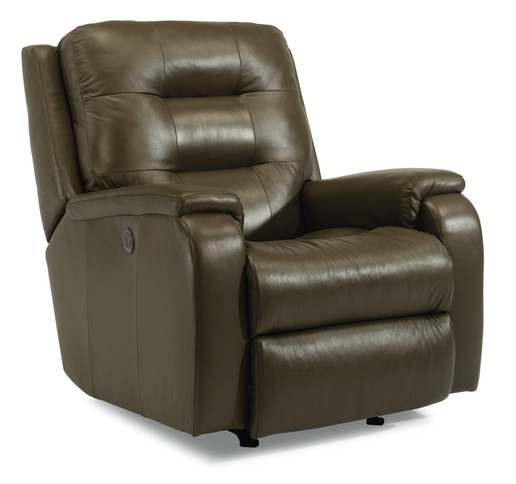 Arlo Leather Power Rocking Recliner