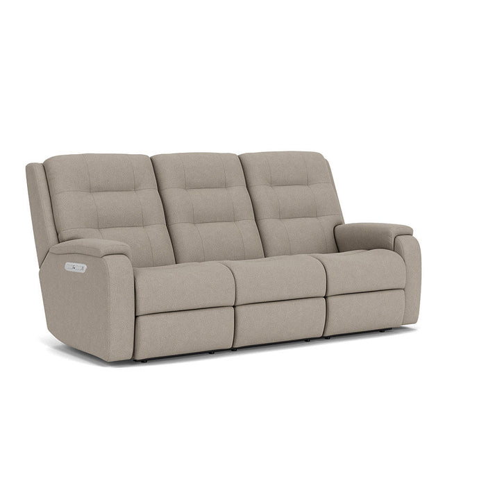 Arlo Fabric Power Reclining Sofa with Power Headrests & Lumbar