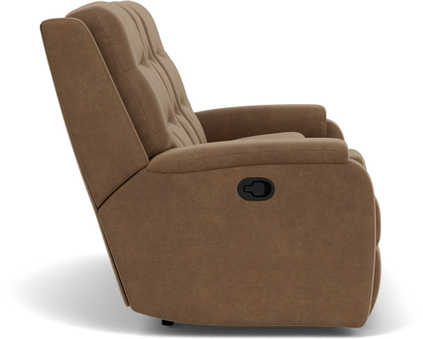 Arlo Fabric Reclining Loveseat with Console