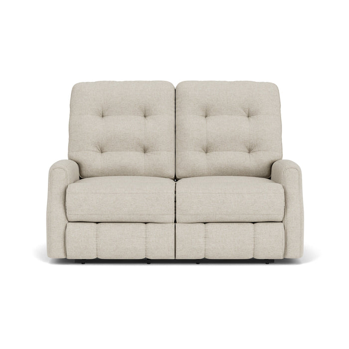 Devon Fabric Reclining Loveseat