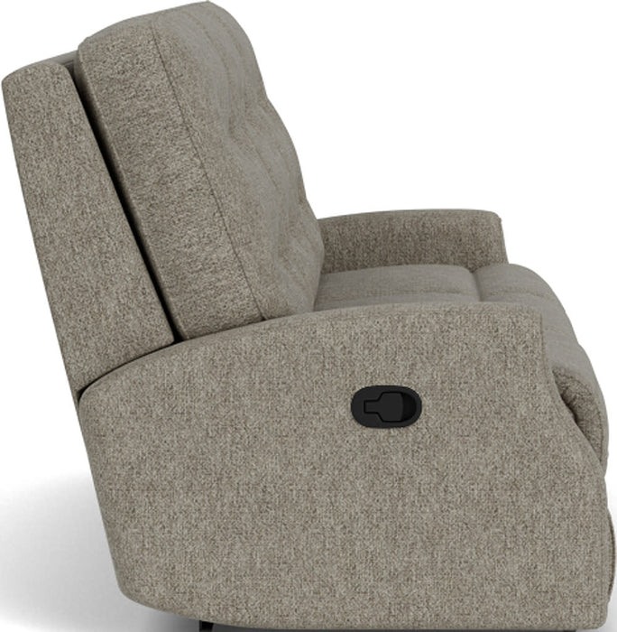 Devon Fabric Reclining Sofa