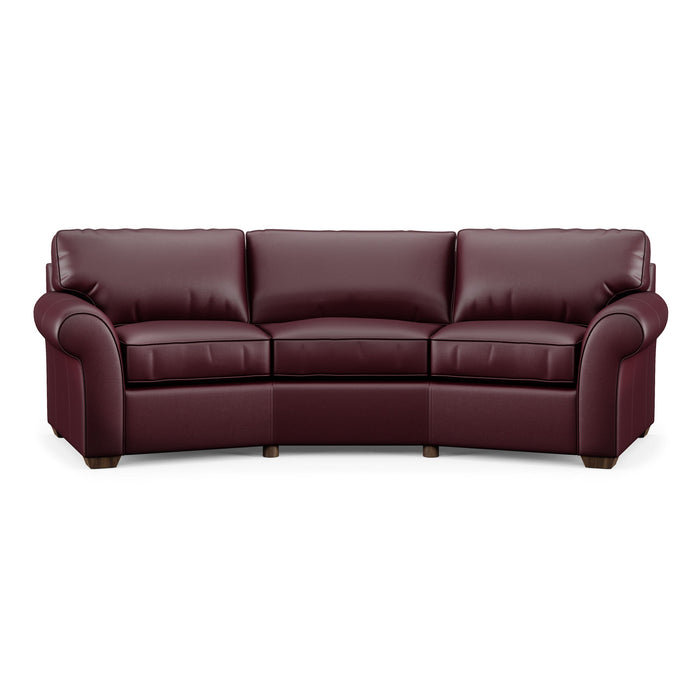 Vail Leather Conversation Sofa