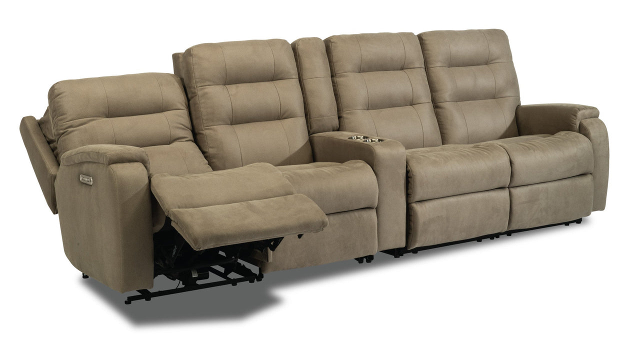 Arlo Fabric Power Reclining Sectional with Power Headrests