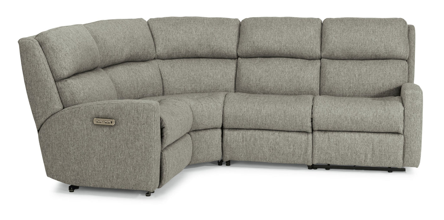 Catalina Fabric Power Reclining Sectional with Power Headrests