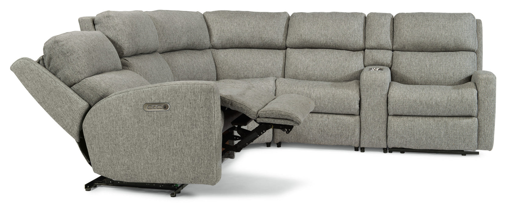 Catalina Fabric Power Reclining Sectional with Power Headrests