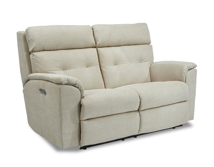 Mason Fabric Power Reclining Loveseat with Power Headrests