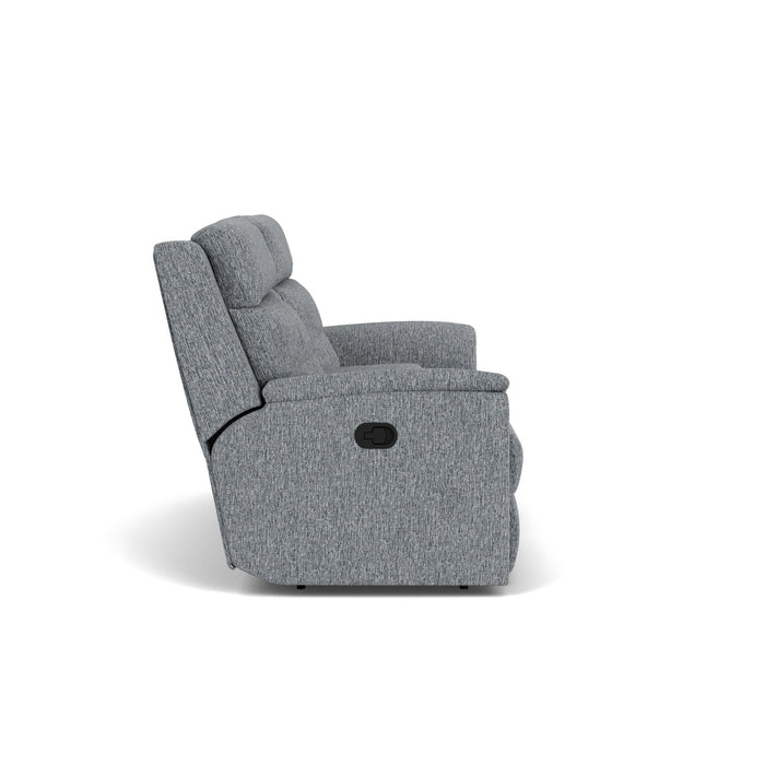 Mason Fabric Reclining Loveseat with Console