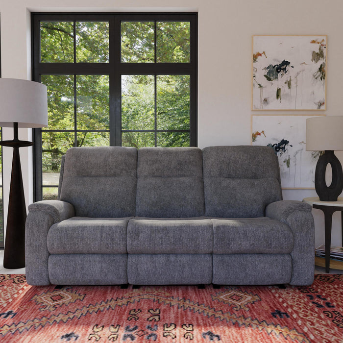 Penn Fabric Power Reclining Sofa with Power Headrests & Lumbar