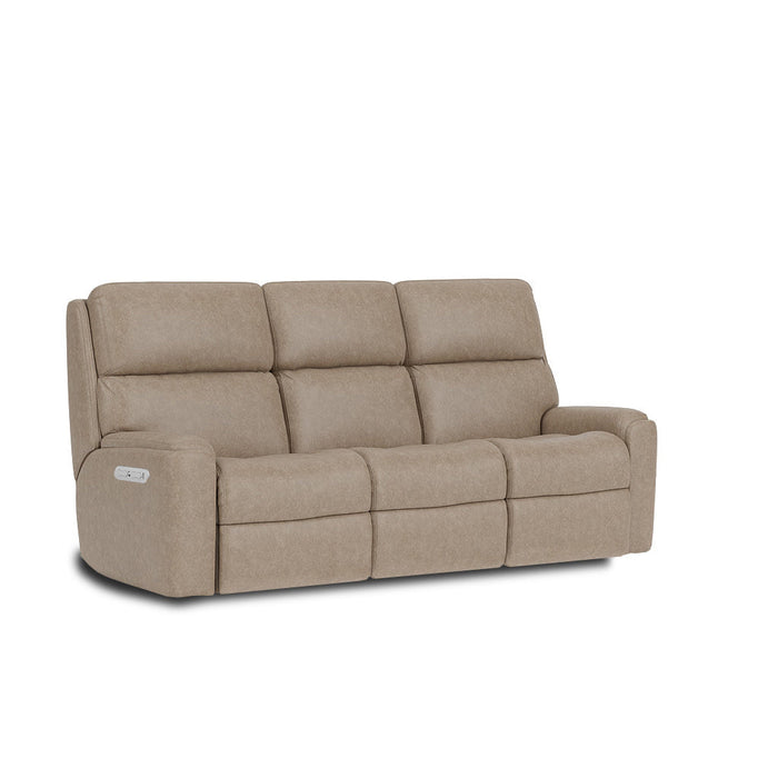 Rio Fabric Power Reclining Sofa with Power Headrests